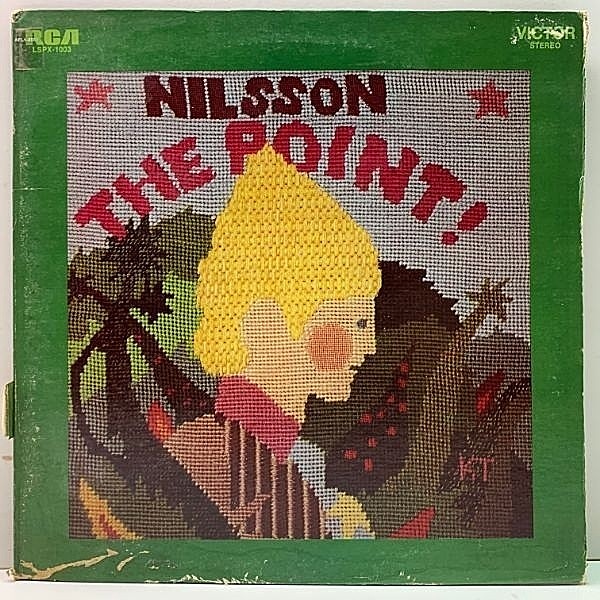 レコードメイン画像：【フルカラーのコミック冊子付き】美盤!! USプレス 見開きジャケ NILSSON The Point! (RCA) ニルソン／オブリオの不思議な旅 LP