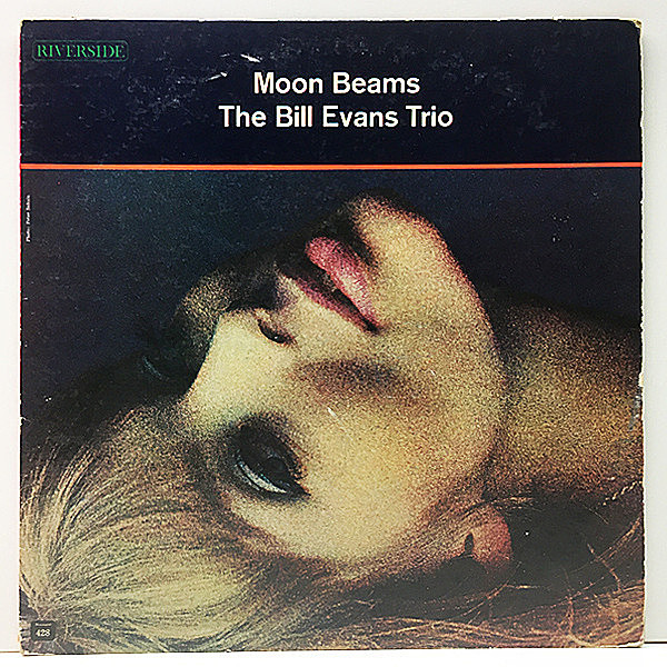 レコードメイン画像：MONO 米 USオリジナル RLP規格 BILL EVANS TRIO Moon Beams (Riverside RLP 428) w./Chuck Israels, Paul Motian 初回 モノラル Lp