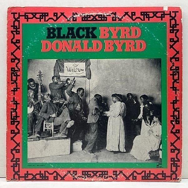 レコードメイン画像：レア!! 初版 UA青白ラベ USオリジナル DONALD BYRD Black Byrd ('73 Blue Note) SKY HIGH仕事の第一弾！Jazz Funk, Rare Groove 不朽の名作