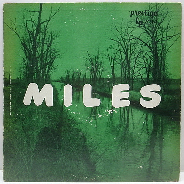 レコードメイン画像：【完全オリジナル】NYC 額縁 ノンコーティング 1stジャケ NEW MILES DAVIS QUINTET (Prestige 7014) 小川のマイルス 緑の小川 JOHN COLTRAN