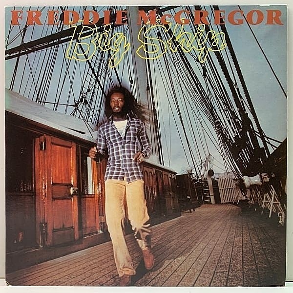 レコードメイン画像：美品 UKオリジナル FREDDIE MCGREGOR Big Ship ('82 Greensleeves) ミニマル・ビターなワンドロップに酔える大名盤 Thompson, Roots Radics