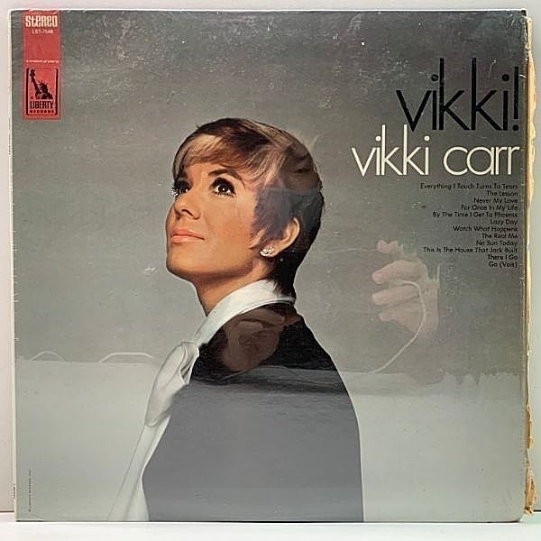 レコードメイン画像：シュリンク美品!! USオリジナル 初版 虹ラベル VIKKI CARR Vikki! ('68 Liberty) 歌姫ヴィッキー・カー 米 初回プレス LP