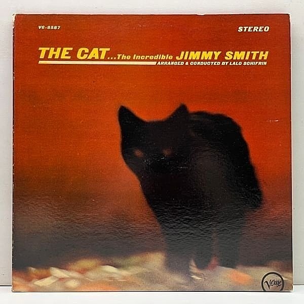 レコードメイン画像：美盤!! 初版 MGMリム USオリジナル JIMMY SMITH The Cat ('64 Verve) ジミー・スミス ザ・キャット w/ KENNY BURRELL, GEORGE DUVIVIER