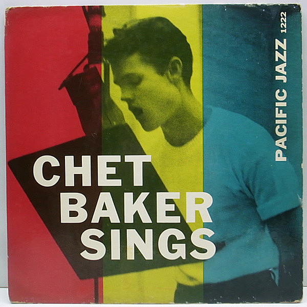 レコードメイン画像：USオリジナル MONO 深溝 CHET BAKER Sings ('56 Pacific Jazz PJ-1222) チェット・ベイカー・シングス 屈指の人気盤！