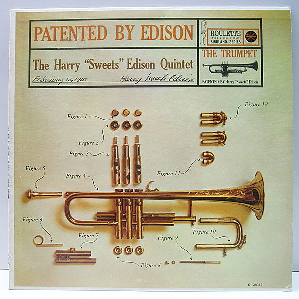 レコードメイン画像：レアな美品!音抜群! MONO 1stマルチバー 深溝 USオリジナル HARRY EDISON Patented By ('60 Roulette) TOMMY FLANAGAN ほか