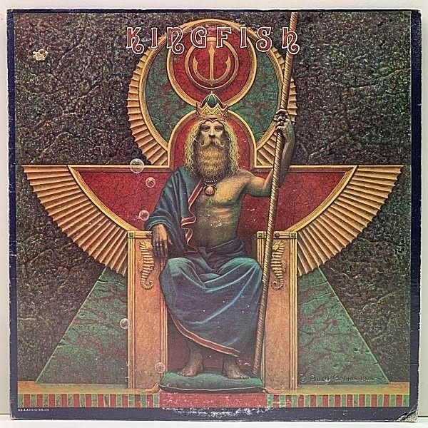 レコードメイン画像：【フリーソウル系、Hypnotize収録】USオリジナル KINGFISH Same／1st ('76 Round) GRATEFUL DEADの名ギタリスト、BOB WEIR在籍バンド