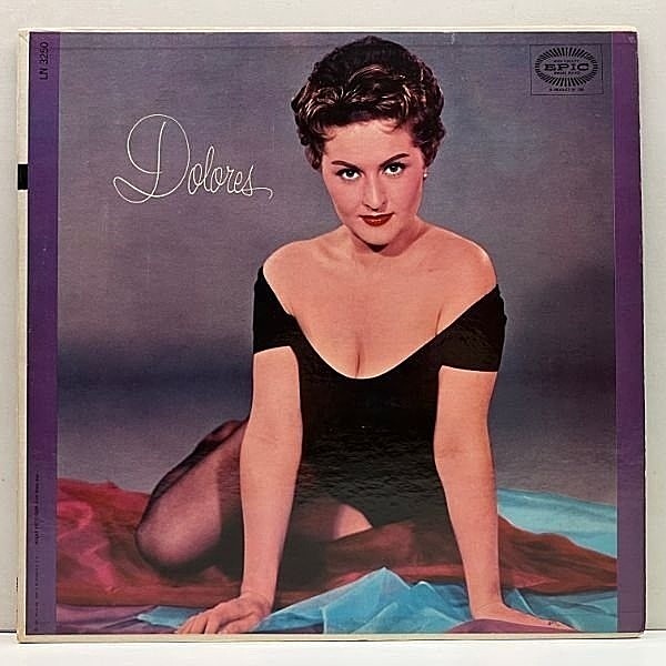 レコードメイン画像：レアな美盤!! USオリジナル MONO 初版ストロボ 深溝 DOLORES HAWKINS Dolores ('56 Epic) w/ HANK JONES, RUBY BRAFF 米 初回モノラル