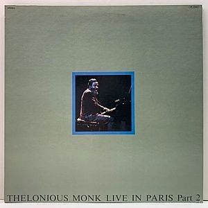 レコード画像：THELONIOUS MONK / Live In Paris Part 2