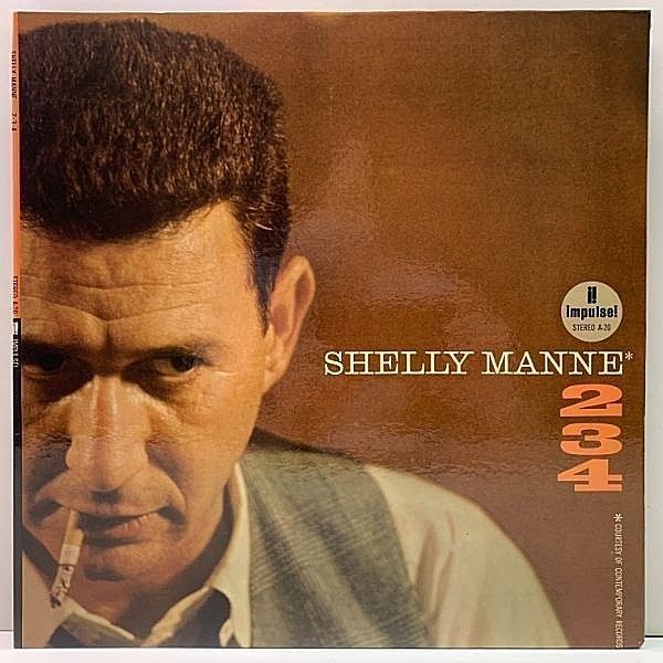 レコードメイン画像：美品 RVG刻印 コーティング US初期プレス SHELLY MANNE 234 (Impulse AS-20) COLEMAN HAWKINS, EDDIE COSTA, HANK JONES ほか