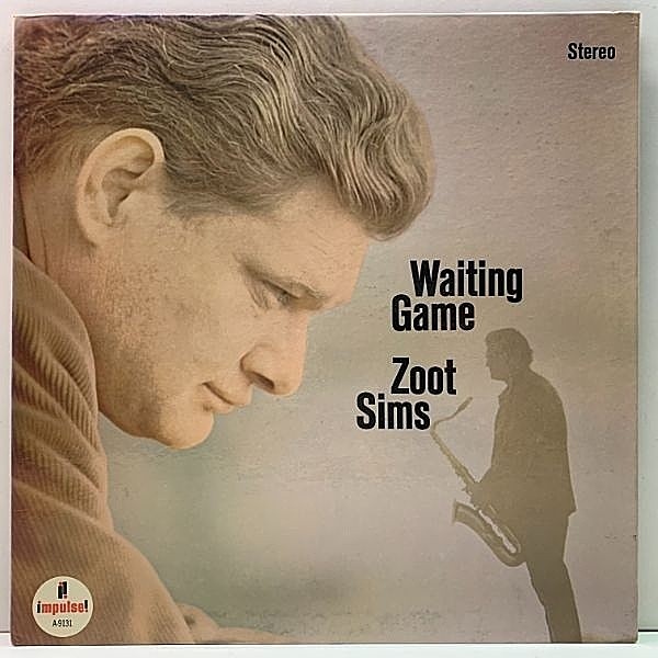 レコードメイン画像：美品 USオリジナル 橙ラベル ZOOT SIMS Waiting Game ('66 Impulse) 初回 Bell Sound刻印 GFコーティング仕様 LP