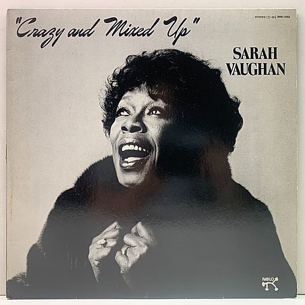 レコードメイン画像：極美盤!! SARAH VAUGHAN Crazy And Mixed Up ('82 Pablo) ROLAND HANNA, JOE PASS ほか サラ・ヴォーン 枯葉 80'sを代表する名作中の名作！