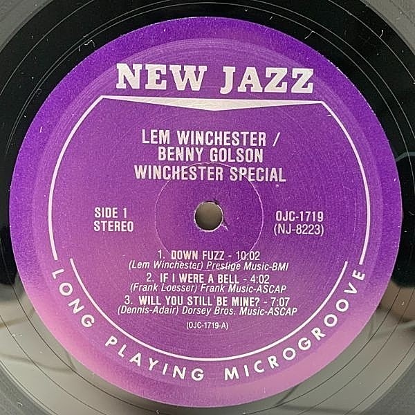 LEM WINCHESTER / BENNY GOLSON / Winchester Special (LP