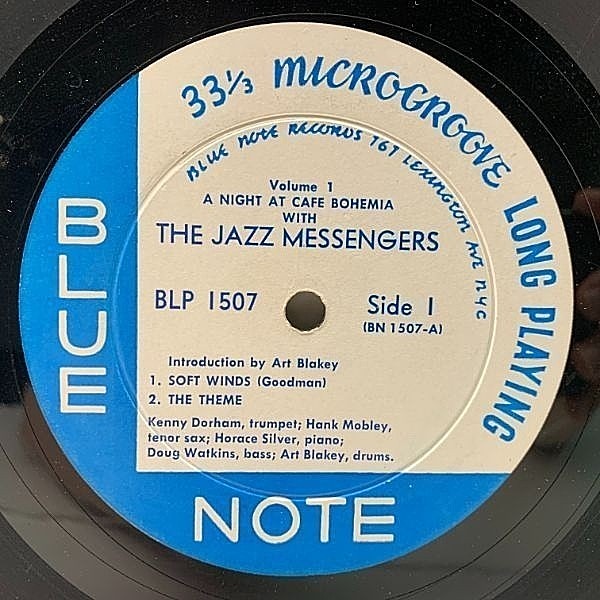 米LP Jazz Messengers At The Cafe Bohemia Volume 1 BLP1507 BLUE NOTE /00260 The Jazz Messengers – At The Cafe Bohemia Volume 1 – Vinyl