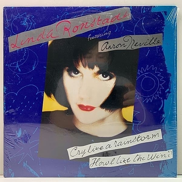 レコードメイン画像：激レア シールド未開封!! '89年 希少アナログ LINDA RONSTADT Cry Like A Rainstorm - Howl Like The Wind (Elektra) AARON NEVILL参加