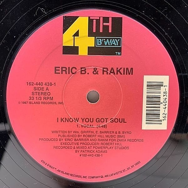 ERIC B. & RAKIM / I Know You Got Soul (12) / 4th & Broadway
