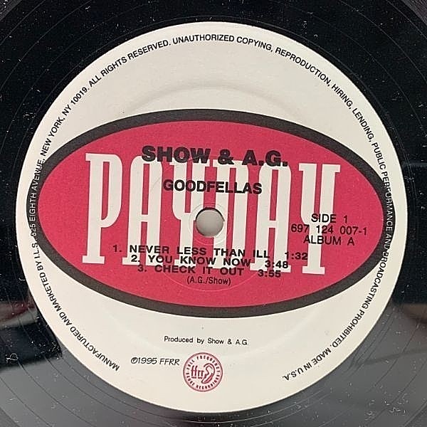 SHOWBIZ & A.G. / Goodfellas (LP) / Payday | WAXPEND RECORDS