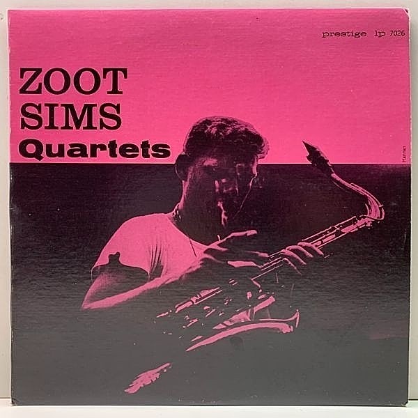 レコードメイン画像：美盤!! 厚紙ジャケ ZOOT SIMS Quartets (Prestige 7026／OJC) John Lewis, Art Blakey 若きズート・シムズ 2種のワンホーン・カルテット