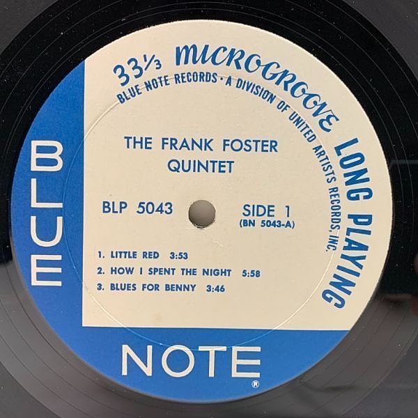 FRANK FOSTER / Here Comes : New Faces New Sounds (10) / Blue