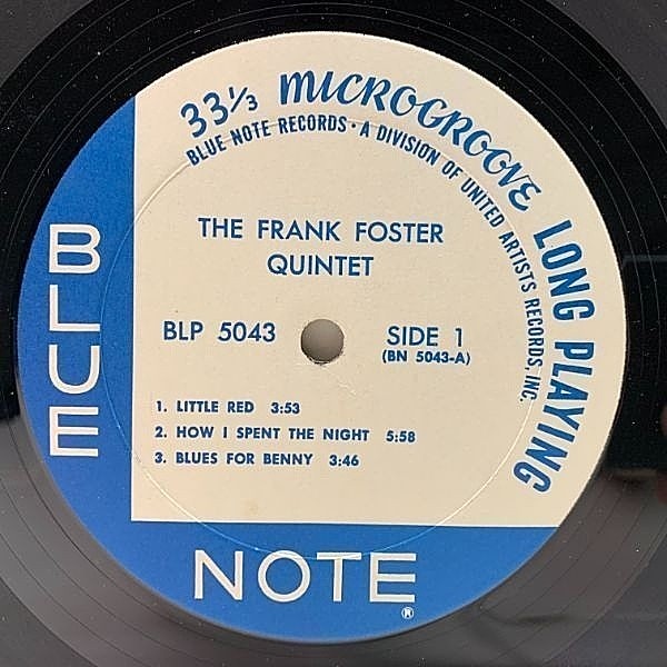 FRANK FOSTER / Here Comes : New Faces New Sounds (10) / Blue