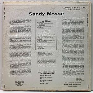 SANDY MOSSE / Relaxin' With Sandy Mosse (LP) / Argo | WAXPEND RECORDS