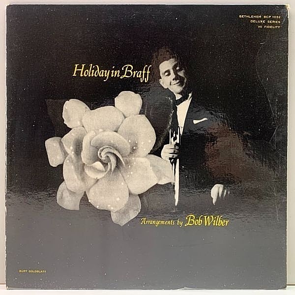 レコードメイン画像：レアな美盤!! 10'' 米オリジナル RUBY BRAFF Holiday In Braff ('55 Bethlehem) ビリー・ホリディの愛唱曲集 Bob Wilber, Ellis Larkins