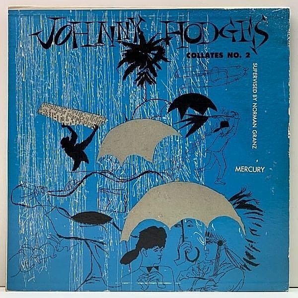 レコードメイン画像：レアな良好盤!! 10'' FLAT 米オリジナル JOHNNY HODGES Collates No. 2 ('53 Mercury MG C-128) Flip Phillips, Leroy Lovett, Ray Brown