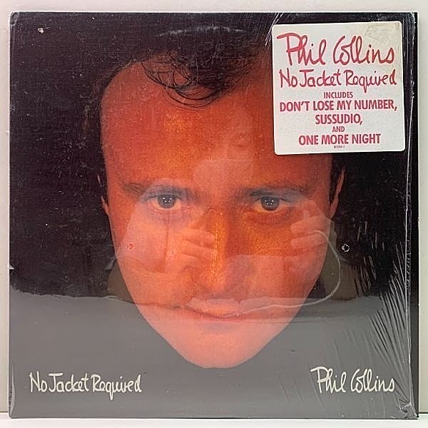 レコードメイン画像：シュリンク極美品!! 両面RL刻印(Bob Ludwig)＋MASTERDISK刻印 USオリジナル PHIL COLLINS No Jacket Required ('85 Atlantic) 米 初回 LP