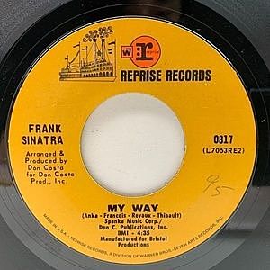 レコード画像：FRANK SINATRA / My Way / Blue Lace