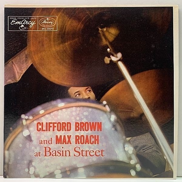 レコードメイン画像：美品!! 米 MONO MASTERDISK刻印 CLIFFORD BROWN And MAX ROACH At Basin Street (Mercury MG 36070) Sonny Rollins, Richie Powell