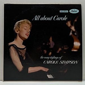 レコード画像：CAROLE SIMPSON / All About Carole