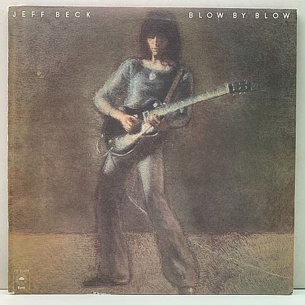 レコードメイン画像：Cut無し!美品! USオリジナル 初版 PE規格 橙ラベ JEFF BECK Blow By Blow ('75 Epic) ジェフ・ベック LP ギター・インスト 金字塔