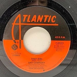 レコード画像：BAD COMPANY / That Girl