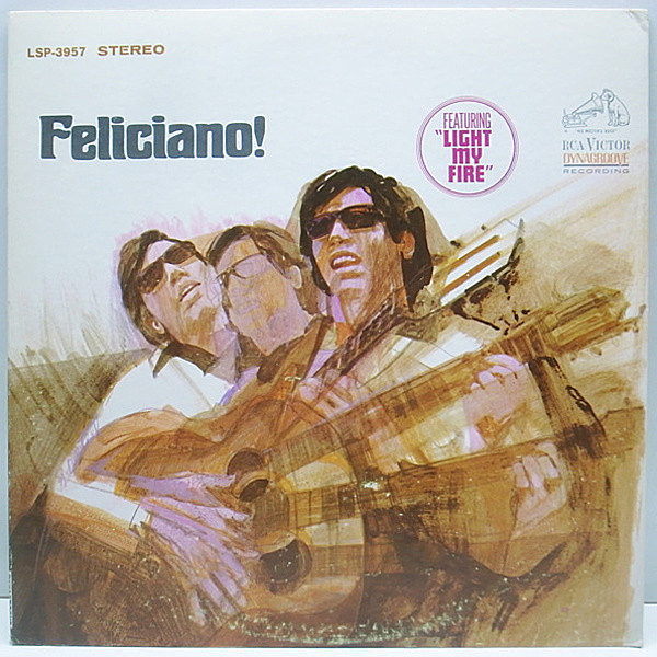 レコードメイン画像：美品 初回ニッパー 両溝 USオリジ JOSE FELICIANO 極上Acoustic!