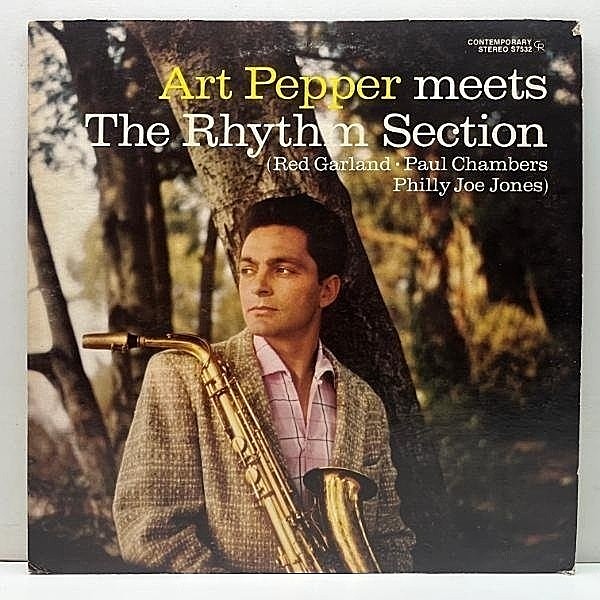 レコードメイン画像：良好!! US Early 70sプレス ART PEPPER Meets The Rhythm Section (Contemporary S7532) w/ Red Garland, Paul Chambers, Philly Joe Jones