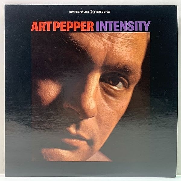 レコードメイン画像：美品 米盤 ART PEPPER Intensity (Contemporary M 3607) 長期療養前のワンホーン・カルテット作品！US Early 70'sプレス LP