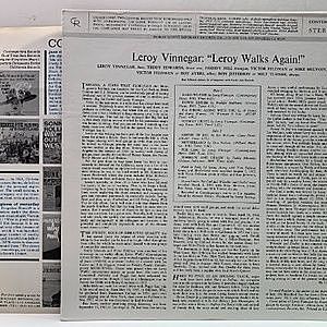 LEROY VINNEGAR / Leroy Walks Again (LP) / Contemporary