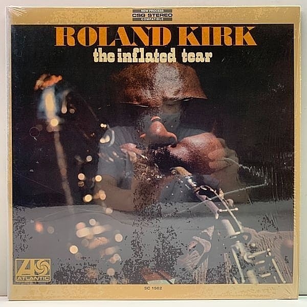 レコードメイン画像：シュリンク美品!! USプレス ROLAND KIRK The Inflated Tear (Atlantic SC 1502) 鬼才ローランド・カークならではの3管独奏アンサンブル