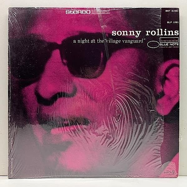 レコードメイン画像：シュリンク良好!! US 60s LIBERTYプレス SONNY ROLLINS A Night At The Village Vanguard (Blue Note BST 81581) ソニー・ロリンズ 名盤