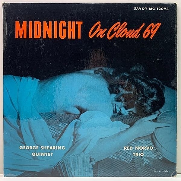 レコードメイン画像：美盤!! MONO 深溝 USオリジナル GEORGE SHEARING Quintet & RED NORVO Trio『Midnight On Cloud 69』何もキャリア最初期の貴重な録