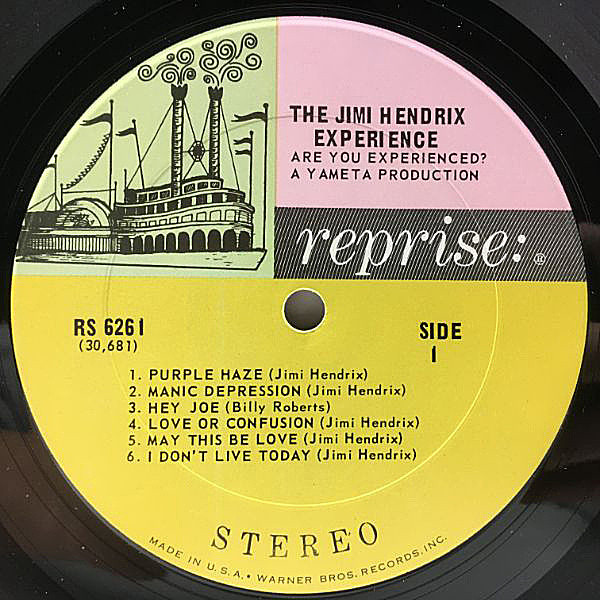 極美品！ ジミ・ヘンドリックス/アー・ユー・エクスペリアンスト 国内盤レコード Yahoo!オークション -「experienced」(Jimi Hendrix) (J)の落札
