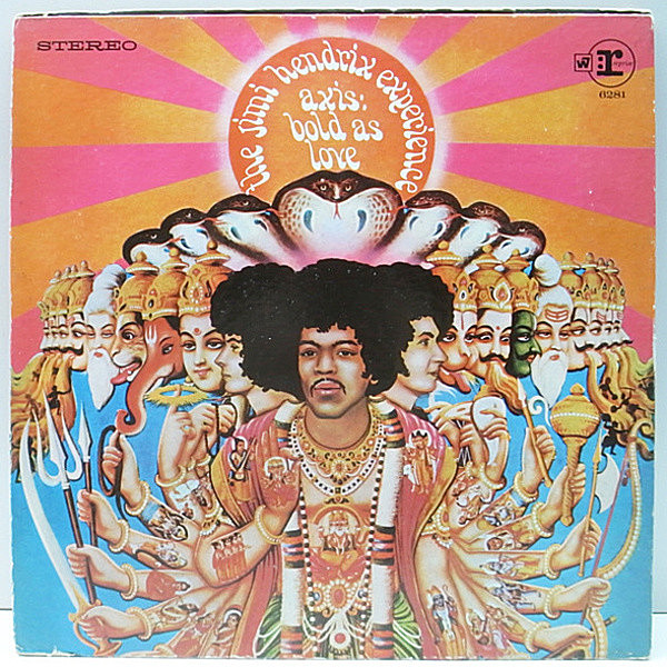 レコードメイン画像：激レア・良好!! 初回 3色ラベ USオリジナル JIMI HENDRIX Axis Bold as Love ('67 Reprise) 傑作2ndアルバム LP | ATCQ, BEASTIE BOYS ネタ