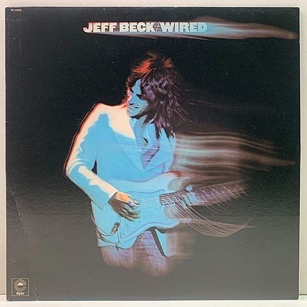レコードメイン画像：美盤!! PE規格 橙ラベ USオリジナル JEFF BECK Wired ('76 Epic) ドラムブレイク満載 UA, De La Soul サンプリング ネタ