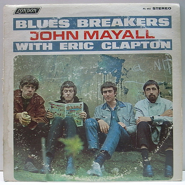 レコードメイン画像：良盤!! 艶ラベ USオリジナル JOHN MAYALL With ERIC CLAPTON Blues Breakers ('66 London) エリック・クラプトン 英ブルース／ロック 名盤