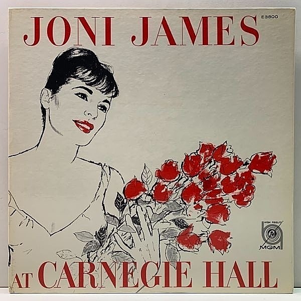 レコードメイン画像：良好!! MONO 米オリジナル 1st マルチロゴ 深溝 JONI JAMES At Carnegie Hall ('59 MGM) 臨場感たっぷりの実況ライヴ！US モノラル