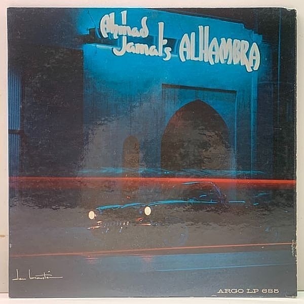 レコードメイン画像：良好!音質綺麗! USオリジナル MONO 深溝 コート AHMAD JAMAL Ahmad Jamal's Alhambra ('61 Argo) レギュラートリオによる好ライヴ