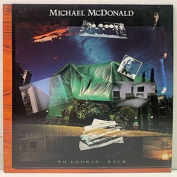 レコードメイン画像：美品 MASTERDISK刻印, SLM刻印 USオリジナル MICHAEL McDONALD No Lookin' Back ('85 Warner) マイケル・マクドナルド ソロ2枚目 LP
