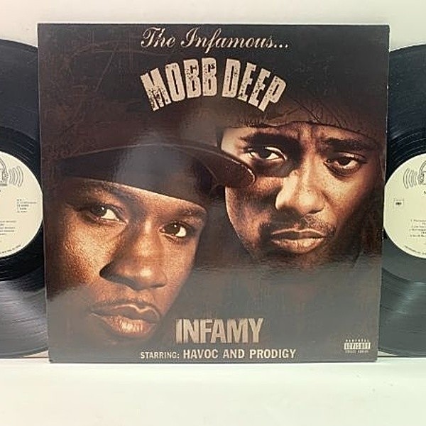 レコードメイン画像：美品 2LP 米オリジナル MOBB DEEP Infamy ('01 Loud) モブ・ディープ 4th. シングルはプロモオンリーの Hey Luv などを含む全16曲入り