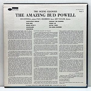 BUD POWELL / The Scene Changes (The Amazing) (LP) / Blue BUD POWELL / The Scene Changes (The Amazing) (LP) / Blue