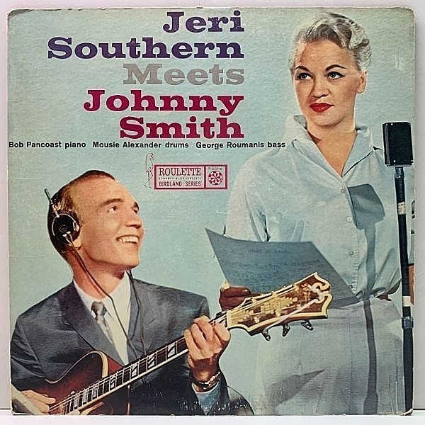 レコードメイン画像：良好盤!! MONO 初版マルチバー 深溝 USオリジナル JERI SOUTHERN Meets JOHNNY SMITH (米 '58 Roulette) 珠玉のバラッド集
