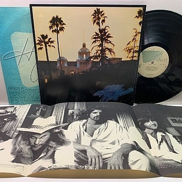 レコードメイン画像：良好!! 未使用ポスター完品 初版 7E規格 USオリジナル EAGLES Hotel California ('76 Asylum) ホテル・カリフォルニア || SPプレス